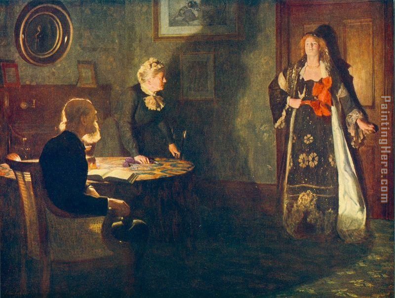 The Prodigal Daughter painting - John Collier The Prodigal Daughter art painting